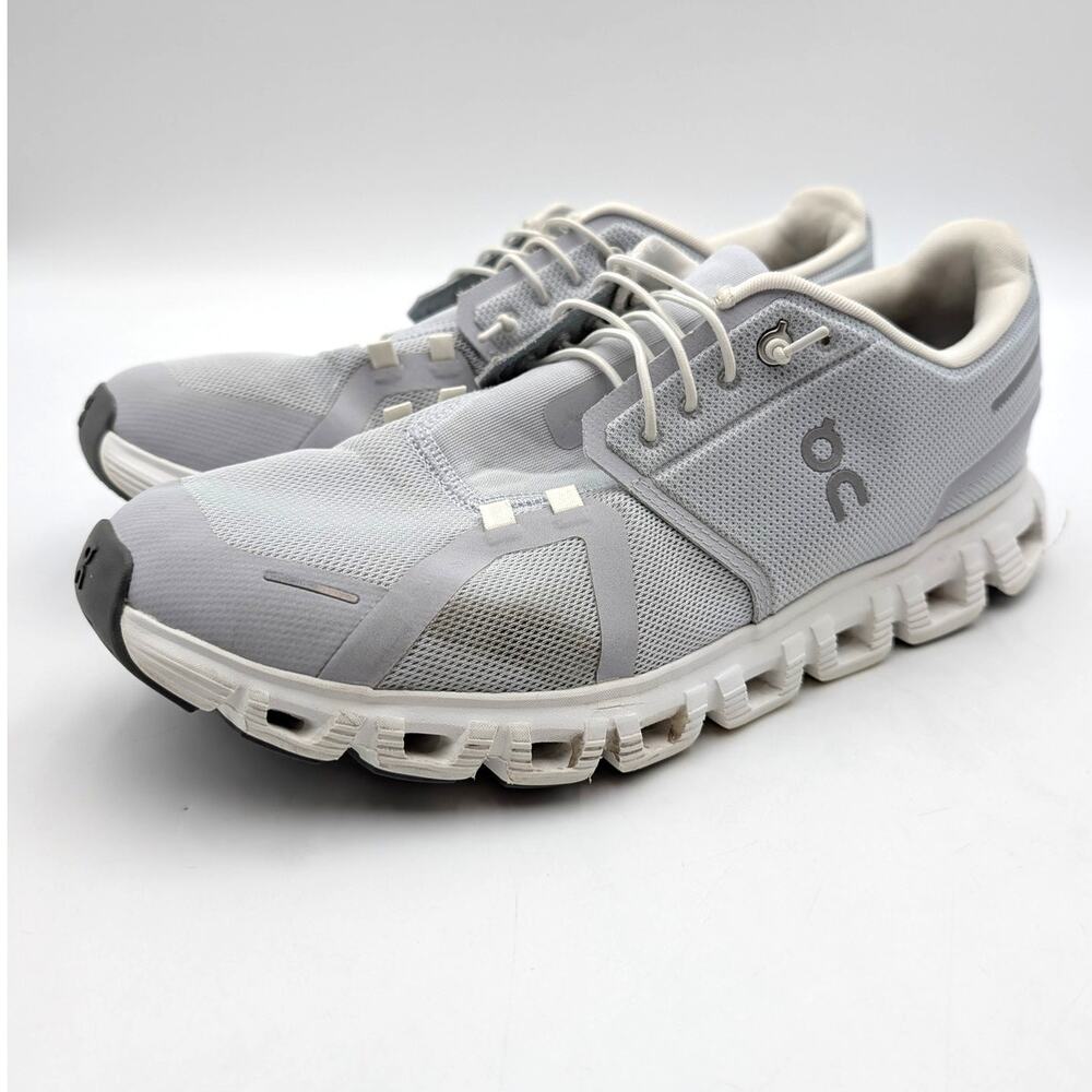 On Cloud 6 Running Sneakers Shoes Lace-Up Men's Glacier/White Size USM11 EU45